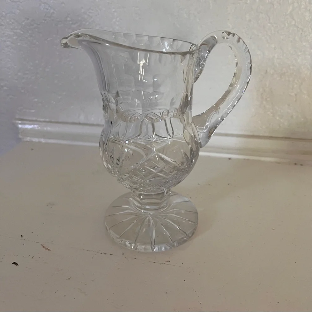 Vintage Crystal Creamer